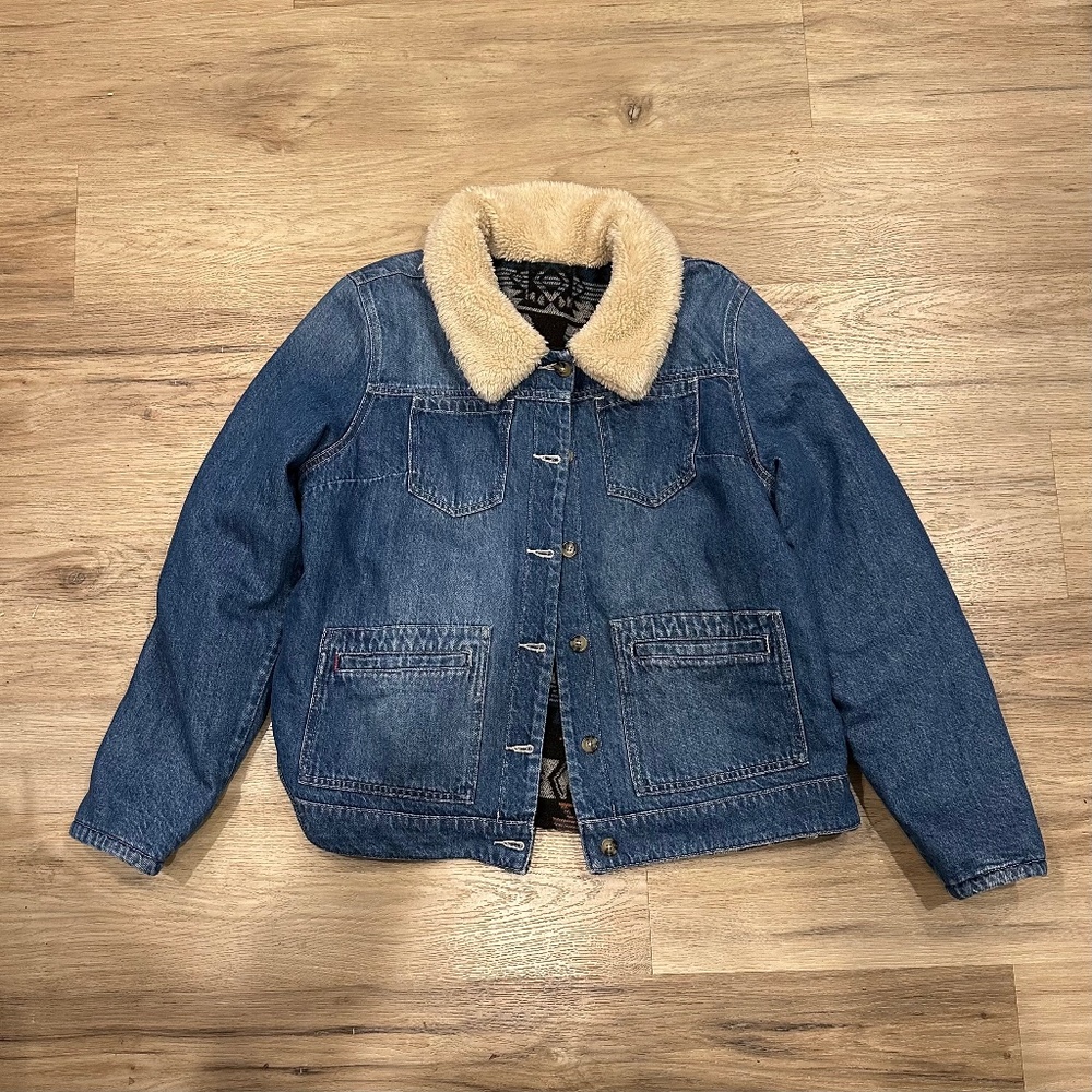 IDYLlWIND Miranda lambert reversible denim Sherpa jacket